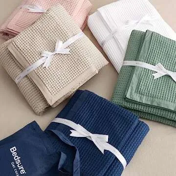 Bedsure Cotton Duvet Cover King Soft Breathable Bedding Set