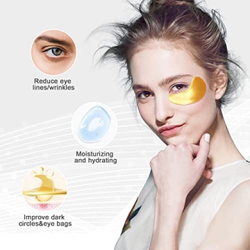 Permotary Collagen Eye Masks - 30 Pairs, Moisturizing & Anti-Aging