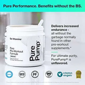 PurePump All-Natural Vegan Pre-Workout Powder