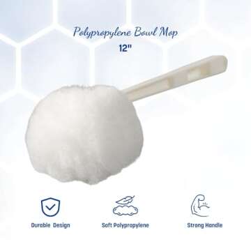 Carlisle FoodService 3623802 Bowl Mop - Premium Cleaning Tool