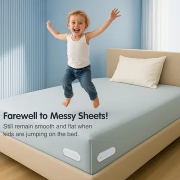 Bed Sheet Holders for Corners, Easy Install & Firm Fit