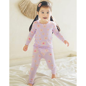 VAENAIT BABY Toddler Girls Pajamas 2pcs Eco-Friendly Set