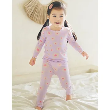 VAENAIT BABY Toddler Girls Pajamas 2pcs Eco-Friendly Set