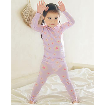 VAENAIT BABY Toddler Girls Pajamas 2pcs Eco-Friendly Set