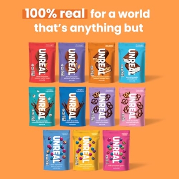 UNREAL Dark Chocolate Peanut Caramel Nougat Bars 30 Count