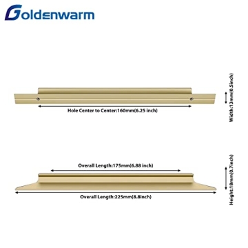 Goldenwarm 10 Pack Gold Cabinet Pulls Enhancing Home Decor
