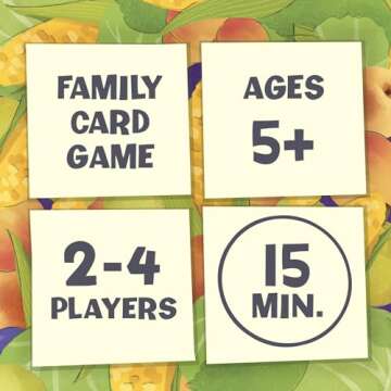 Melon Rind Clumsy Thief Junior Math Card Game, Adding to 10 Fun for Kids Ages 5-7+, Award-Winning Family Game for 2-4 Players, Educational to Develop Math Skills with Confidence