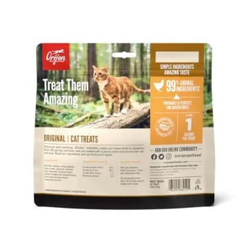 ORIJEN Freeze Dried Cat Treats with Raw Animal Ingredients