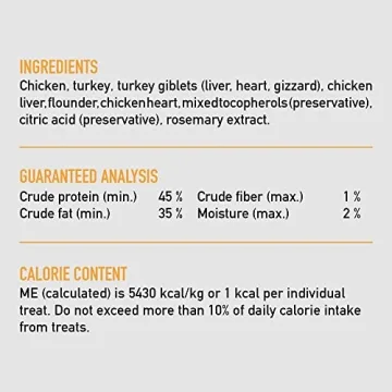 ORIJEN Freeze Dried Cat Treats with Raw Animal Ingredients