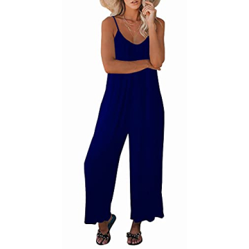snugwind Casual Sleeveless Jumpsuit with Pockets