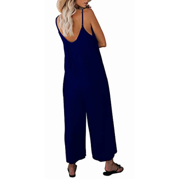 snugwind Casual Sleeveless Jumpsuit with Pockets