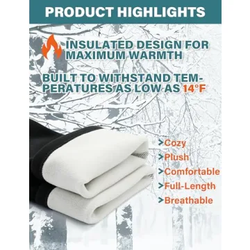 Thick Fleece Lined Leggings for Women Workout Thermal Winter