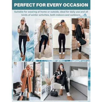 Thick Fleece Lined Leggings for Women Workout Thermal Winter