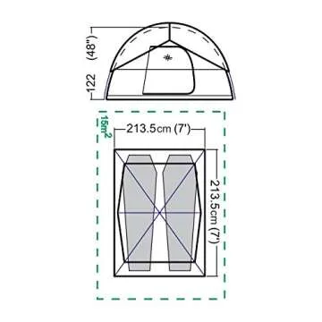Coleman 2-Person Dome Tent for Camping | Sundome Tent with Easy Setup