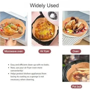 Gropecan Air Fryer Paper Liners for Easy Cleanup