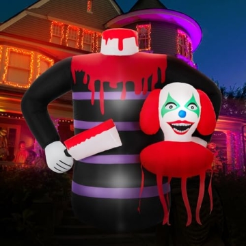 Joker Killer 5Ft Halloween Inflatable Outdoor Decoration