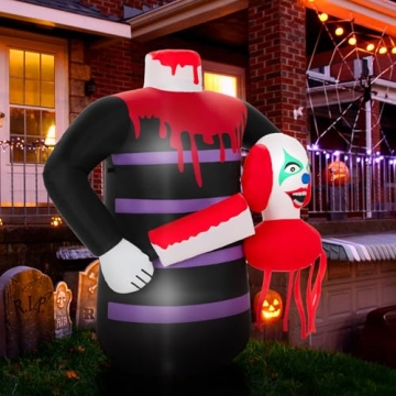 Joker Killer 5Ft Halloween Inflatable Outdoor Decoration