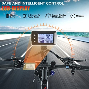 ANCHEER Electric Bike 750W Mountain Bicycle for Commuters