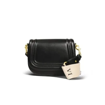 Crossbody Bags For Women-Custom Personalized Initial Embroidered Vegan Leather small Shoulder Bag