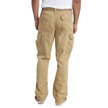 Unionbay Men's Survivor Iv Relaxed Fit Cargo Pant - Reg and Big and Tall Sizes, rye, 50x30
