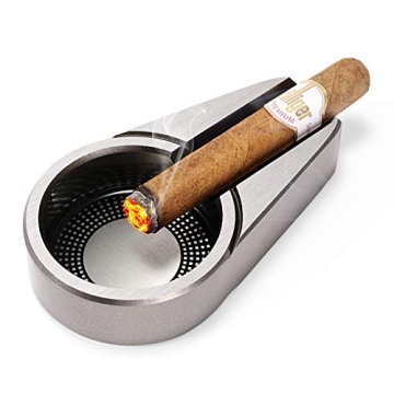 CiTree Cigar Ashtray - Portable Metal Accessory for Cigar Lovers