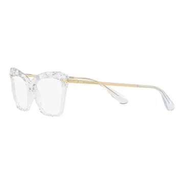 Dolce & Gabbana DG5025 Crystal/Clear Cat Eye Eyeglasses