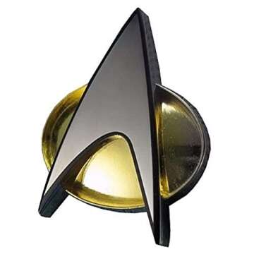 Star Trek The Next Generation Series COMMUNICATOR Magnetic Metal Replica BADGE
