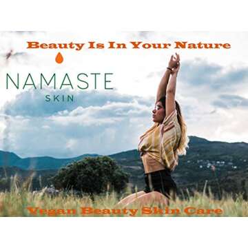 Valentine's Day Special - Vegan Skin Care Collection Home Spa Bath and Body Natural Grapefruit Skin Care Gift Sets By Namaste Skin (10-Piece Box Grape Fruit)