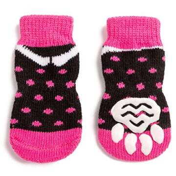 Akopawon Anti-Slip Pet Socks | Traction Control for Pets