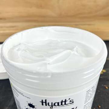 Hyatt's Artists’ Gesso Primer for Acrylic Painting | 1 Gallon (128 fl oz) Gesso White | Bulk Acryl...