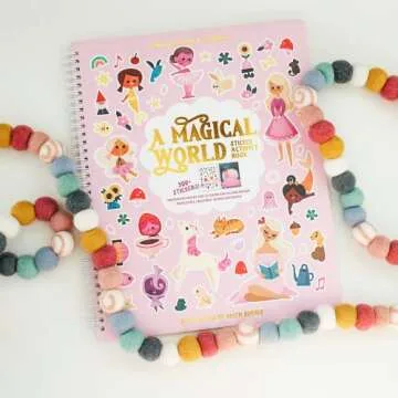 Cupkin Sticker Book for Kids - 500+ Princess Stickers