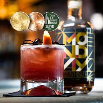 MONDAY Zero Alcohol Whiskey – An Award Winning Non-Alcoholic Spirit with Zero Carbs, No Sugar, 0 C...