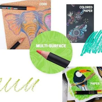 Posca Pencil oil color box, Multicolour, 36 Units (Pack of 1)