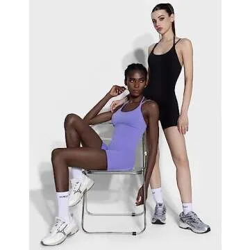 PUMIEY Jumpsuit for Women: Stylish Activewear in Lavender