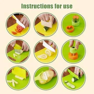 ANVOYRD Montessori Cooking Tools Set for Kids