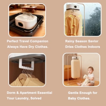 Portable Compact Clothes Dryer for Home and Travel