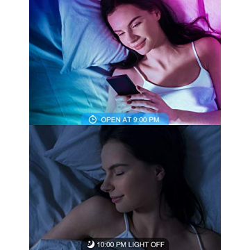 Nexillumi 100ft Color Changing LED Strip Lights Remote App Control