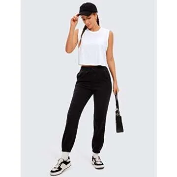 Stylish CRZ YOGA Cropped Tank Top for Active Women