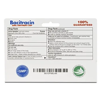 Globe Bacitracin Zinc 1 oz Tube First Aid Ointment