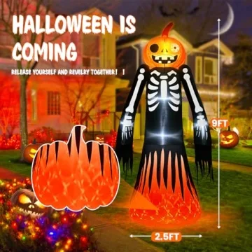 Giant 9FT Halloween Inflatables for Spooky Decor