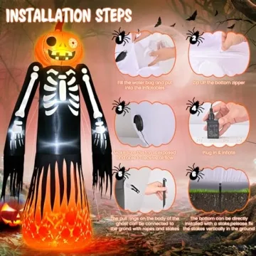 Giant 9FT Halloween Inflatables for Spooky Decor