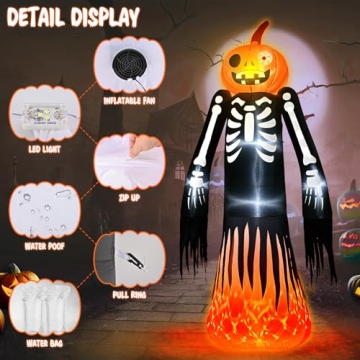 Giant 9FT Halloween Inflatables for Spooky Decor