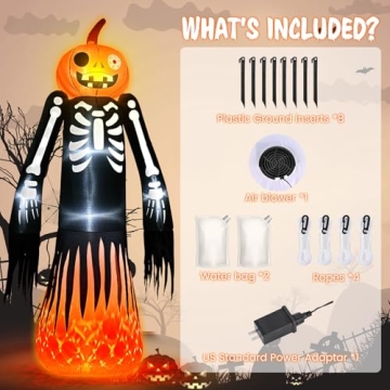 Giant 9FT Halloween Inflatables for Spooky Decor