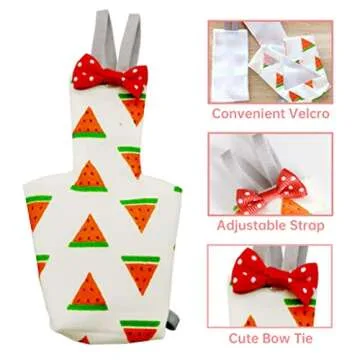 Comfortable Bird Diapers for Small Pets - 6 Pack