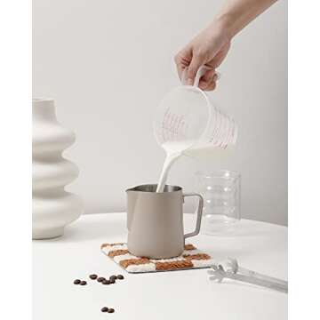 Ultimate Stainless Steel Milk Frothing Pitcher for Baristas