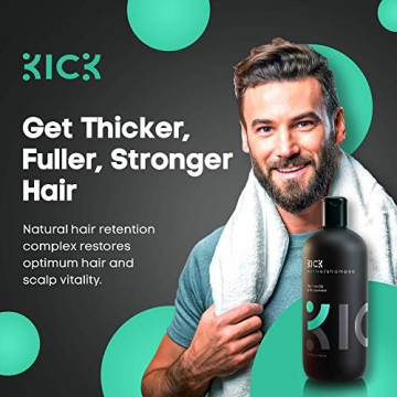 Kick Men’s Shampoo - Refreshing Sulfate-Free Formula