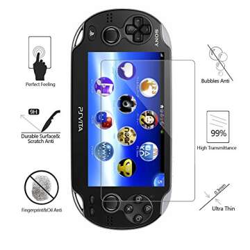 Akwox 9H Tempered Glass Screen Protector for PS Vita