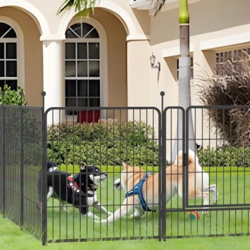 Flexible Heavy Duty Dog Playpen for Indoor Outdoor Use