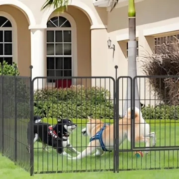 Flexible Heavy Duty Dog Playpen for Indoor Outdoor Use