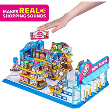 5 Surprise Mini Brands Mini Mart Playset with 5 Mystery Minis